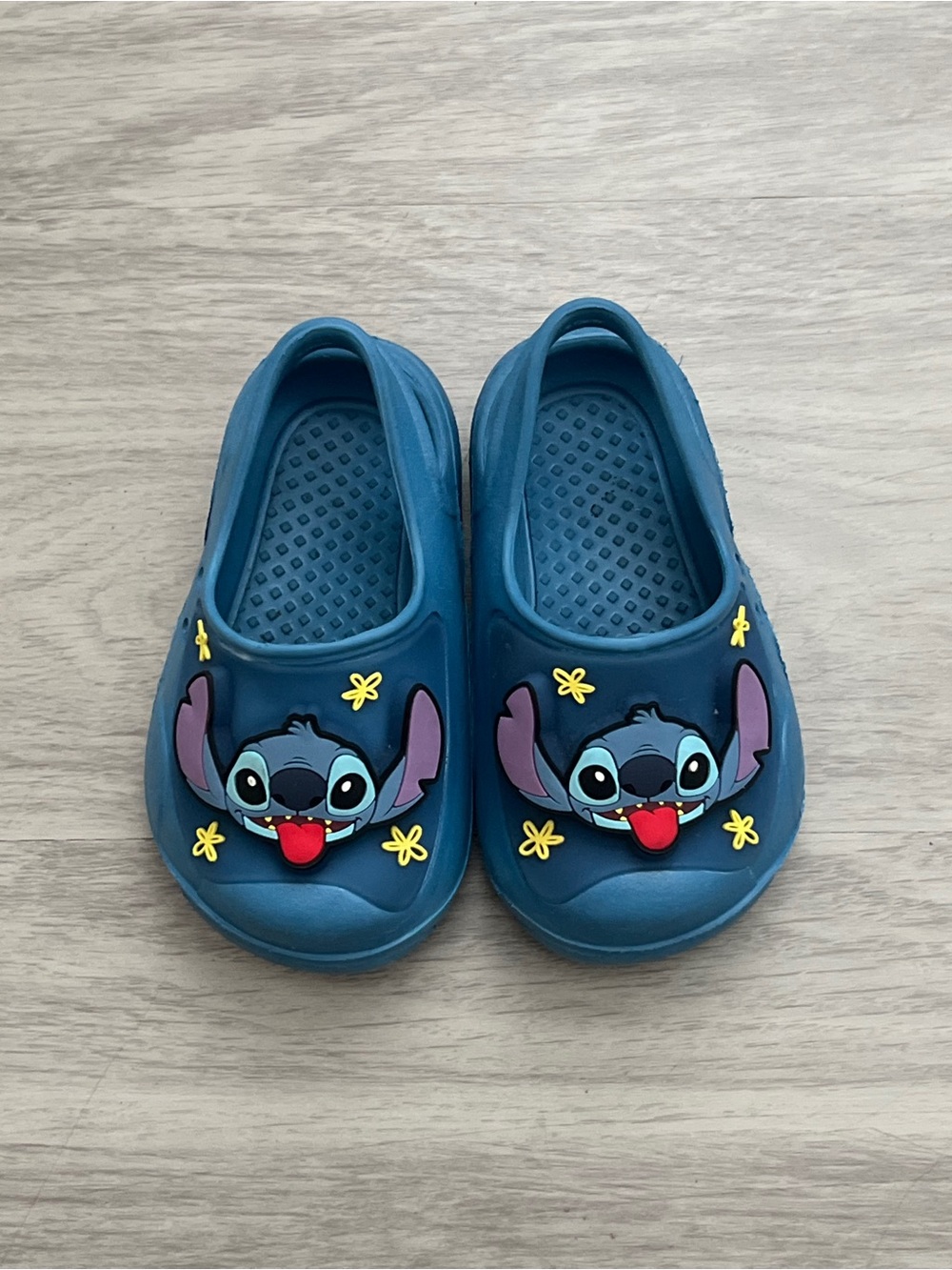 Disney Lilo & Stitch Kids Light Up Blue Clogs Shoes Size 5/6